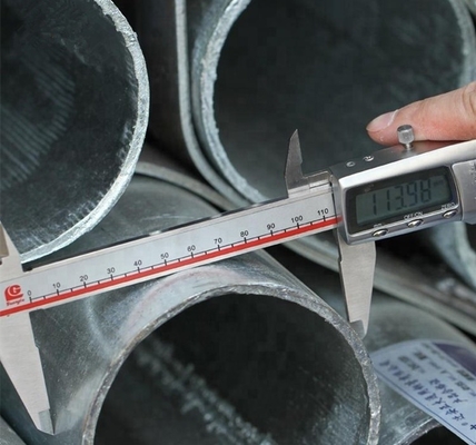 250 mm de diámetro tubo galvanizado 10 pulgadas redondo tubo de acero galvanizado y tubo de Gi tubo galvanizado para invernaderos versátil