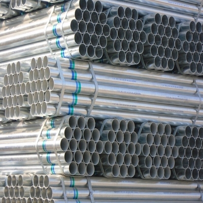 Tubo de acero galvanizado Tubo de acero galvanizado Gi Tubo redondo espesor de pared 0,5-60 mm Certificado API 4 pulgadas Tubo de acero galvanizado soldado
