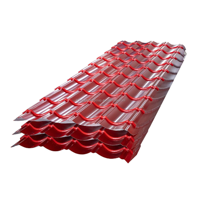 0.22mm PPGI Hoja de techo corrugada de metal/hierro/acero/placas/tejas con y certificado JIS dentro de SGCC/CGCC/DX51D Z/Q195-Q345