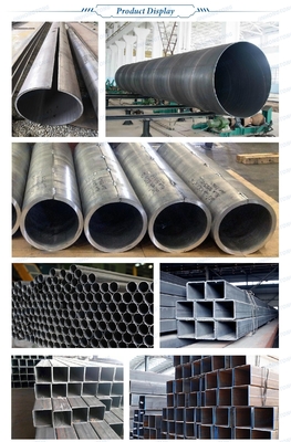Q235 Q235B Tubos cuadrados de acero soldados Tubos de acero redondos Tubos soldados de carbono para automóviles Tubos usados Procesados por el servicio de soldadura