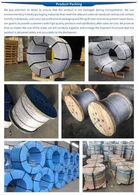 Diámetro ASTM A 475 de alta resistencia Galvanizado 7 alambre 0,33mm de acero de alambre de acero galvanizado