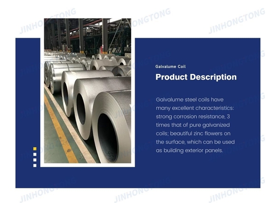 Envase de acero galvanizado galvanizado de aluminio galvalume GL para la fabricación de herramientas pequeñas grado SGCC/DX51D AZ/DX52D AZ