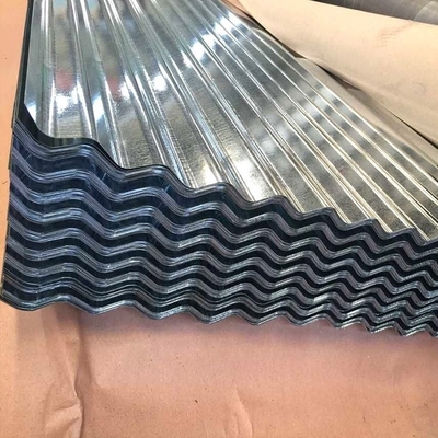 4x8 Plata de techo de acero galvanizado ondulado Plata de acero galvanizado de bobina de ancho 600-1250mm recubrimiento de zinc 20-275g/m2