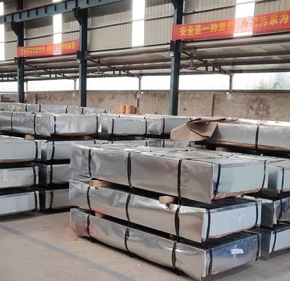 4ft x 8ft de acero galvanizado ondulado hoja pequeña de la cresta galvanizado corrugado tablero cero.mínimo.Regular grande Spangle
