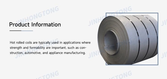 Q195-q345 Bobina de acero al carbono laminada en caliente para la construcción ASTM/AISI/SGCC/CGCC/TDC51DZM/TDC52DTS350GD/TS550GD/DX51D Z