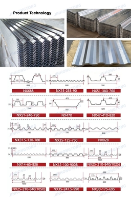 SGCH Grado de espesor de 5 mm Tijeras de cubierta de acero galvanizado corrugado revestido con zinc por inmersión caliente personalizada para tamaño / espesor