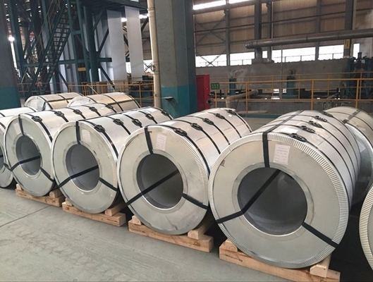 JIS G3321 bobina de acero Galvalume Az150 de calibre 24 Galvanizado G350 G450 G550 Contenido de aluminio 55% Espángulo regular