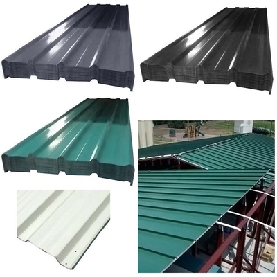 AISI/ASTM/JIS/EN/GB Standard Ppgl Plata de techo de acero galvanizado recubierta de color para techo de color gris de ancho personalizado