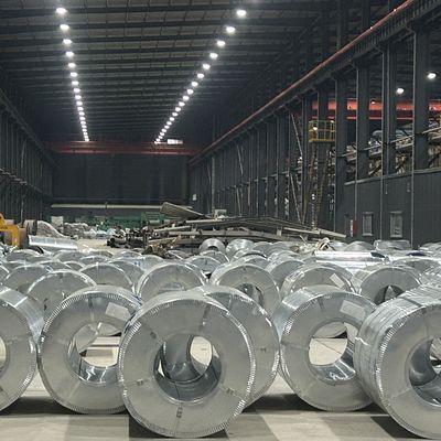 JIS ASTM DX51D SGCC bobina de acero galvanizado en frío/encalzado en caliente para materiales de construcción Tolerancia ± 1% Superficie galvanizada