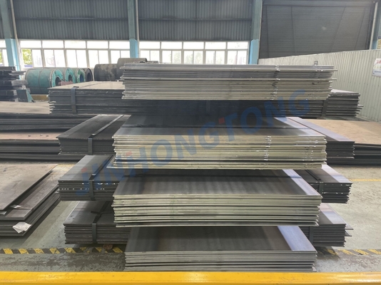 HRC SAE1006 Q235 ASTM A36 EN ST37 Cobre de acero al carbono laminado en caliente Placas de hierro negro