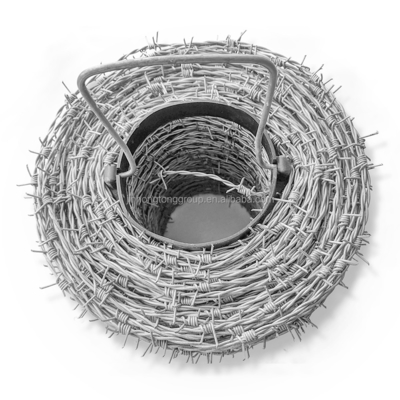 Acero al carbono de seguridad fuerte CBT65 BTO30 BTO-22 Concertina de rodillo doble filo de hoja de afeitar alambre de púas para cercas duraderas