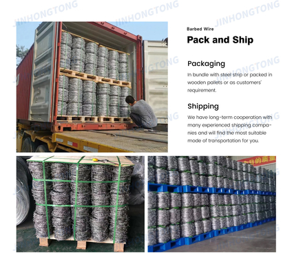 Buena venta Galvanizado Tradicional Twist 400m 500m por rollo 50kg bobina de alambre de púas con espacio de púas 10cm-14cm