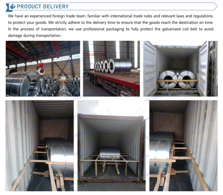 Duración de acuerdo con sus requisitos bobina de acero galvanizado Z275 A36 Q195 Q235 para tuberías