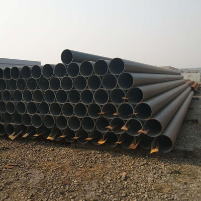 Tubos de acero al carbono soldados no engrasados Q235A Q235C Q235B 16Mn 20 Erw Tubos de acero al carbono Q345 L245 L290 ASTM Engrasados o no engrasados
