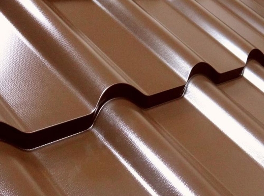 Hoja de techo de acero corrugado galvanizado de alta resistencia estándar ASTM para techos