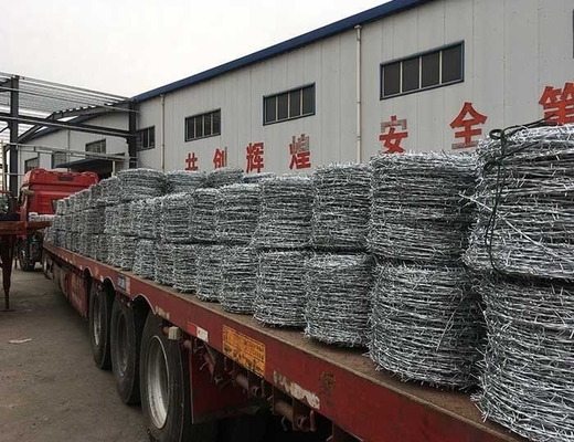 Tuvo certificado ASTM 6 8 9 10 12 14 18 20 alambre de púas galvanizado en caliente con y certificado