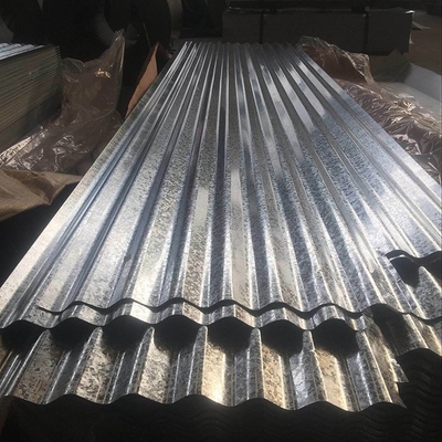 Z30-Z40 Revestimiento tamaño personalizado G3302 Hojas de techo de acero galvanizado 22 26 32 espesor de calibre Hoja de acero corrugado galvanizado