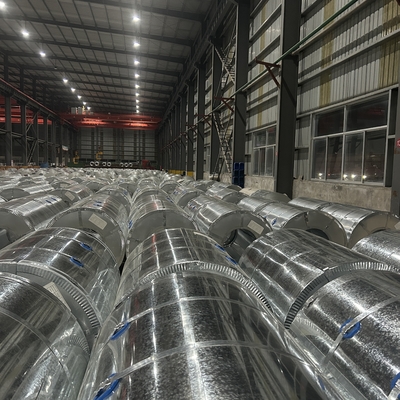 Bobina de galvanizado en caliente DX51D DX52D DX53D DX54D Bobina de acero recubierta de zinc Bobina de acero de hierro Bobina de acero de metal laminada en frío con materiales