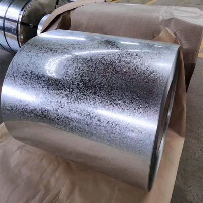 Superficie de espangular regular galvanizado revestido de zinc revestido de acero bobina para las bandas de acero bajo carbono laminado en frío SPCC