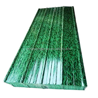 0.35mm 0.4mm 0.5mm PPGI PPGL paneles de cubierta galvanizada corrugada cubierta de zinc cubierta corrugada con superficie en relieve