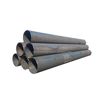 5-30 mm espesor de pared tubo redondo ERW negro de acero al carbono sección hueca para maquinaria pesada