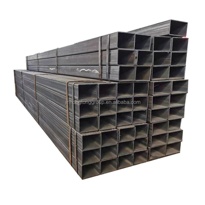 5-30 mm espesor de pared tubo redondo ERW negro de acero al carbono sección hueca para maquinaria pesada