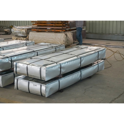 Costo razonable Aluminio Zinc Box Profile Hojas de techo para edificios fuertes y resistentes longitud 3601-3660mm