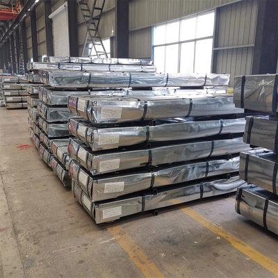 Dx51D Dx52D Hoja de acero corrugado de galvalume 600 a 1250 mm Hoja de techo de alucinto para material de construcción