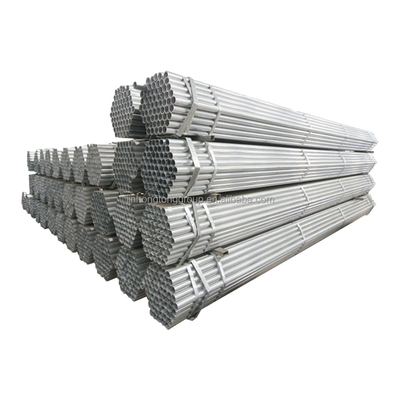 Tubo de acero pre galvanizado rectangular redondo con revestimiento de superficie galvanizado