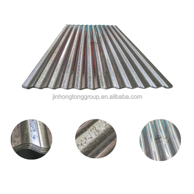 600-1500 mm de ancho Metal de techo corrugado galvanizado con resistencia a la corrosión y tolerancia ± 1%