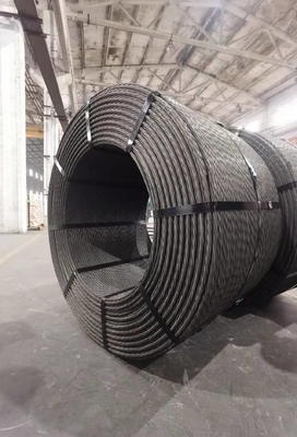 Cuerdas de alambre de acero de alta compresión de 6 mm para ascensor 20 mm 24 mm Estructura de construcción galvanizada de acero