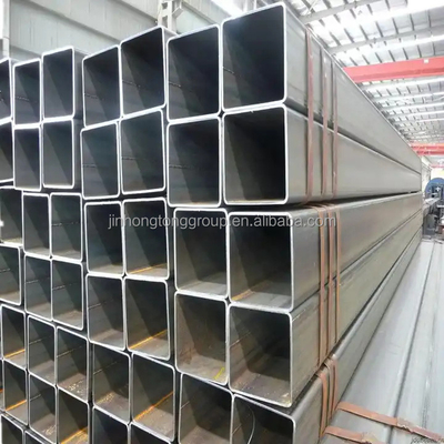 Tubo cuadrado galvanizado en caliente Tubo de hierro de 0,9 mm Tubo de Gi Tubo perforado revestido con polvo Tubo cuadrado de acero galvanizado estructural