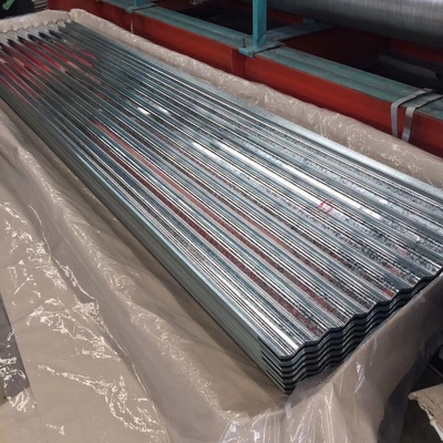 Alta resistencia espangular regular galvanizado 0.5 Roof Sheet Roll para el techo de metal corrugado de 600-1250 mm de ancho