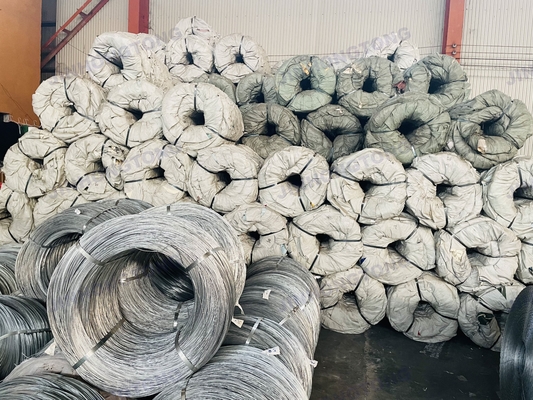 Cables de unión de acero suave galvanizados en caliente para proyectos de construcción negros