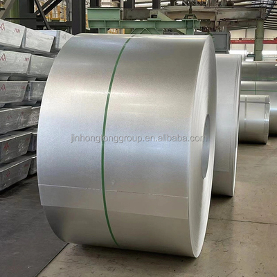 Jinhongtong 508mm 610mm Cobre de recubrimiento de zinc de aluminio SGCC DX51D AZ DX52D AZ Hoja de acero galvalume en bobinas para desenrollamiento