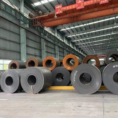 Banda de bobina de acero al carbono laminada en caliente de alta resistencia de 30 mm de grosor con tolerancia ± 1% y procesamiento de desenrollamiento