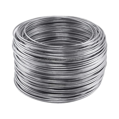 Q195 Q235 45 60 65 70 80 82B alambre galvanizado recubierto de zinc 0,5 mm 0,55 mm 0,6 mm 0,7 mm 1 mm 2 mm 3 mm 4 mm alambre de hierro sumergido en caliente