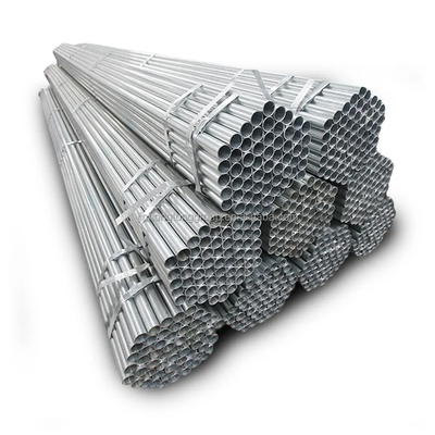 Tubo de acero galvanizado redondo ASTM A36 Q235 con certificado CE y recubrido de zinc 200-700 g/m2