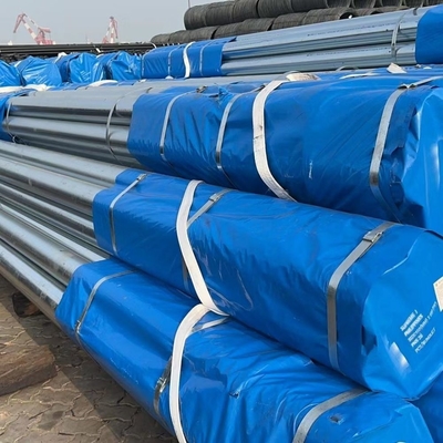 Tubo de acero galvanizado redondo ASTM A36 Q235 con certificado CE y recubrido de zinc 200-700 g/m2