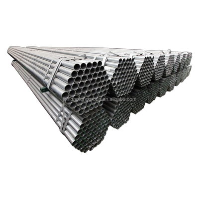 Q235b Tubo de acero galvanizado de soldadura redonda y sumergido en caliente Tubo de acero galvanizado de calibre 18 para ambientes de alta temperatura