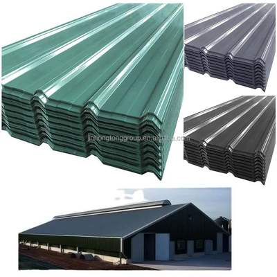 Materiales de construcción de techos de rendimiento duradero grado DX51D DX52D SGCC Hoja de techo de metal corrugado galvanizado