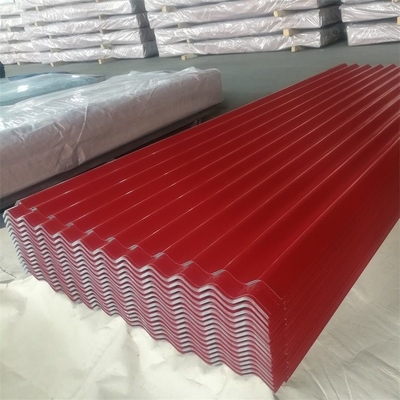 Certificado SGCC Hoja de techo de acero galvanizado GI Hoja de metal corrugado 0,15 mm 0,18 mm 0,22 mm con certificado CE
