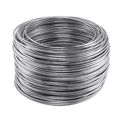 Los cables de acero galvanizado revestidos con zinc para la bobina de alambre de acero galvanizado en caliente Diámetro 0,38-4 mm Muestra
