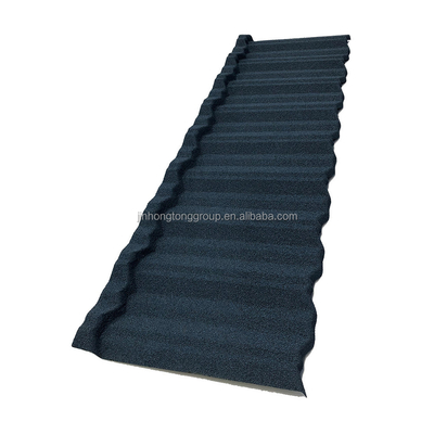 Construcción Materiales de techado de construcción Tejas de techado de metal recubiertas de piedra con superficie recubierta de astillas de piedra de color a prueba de ultravioleta