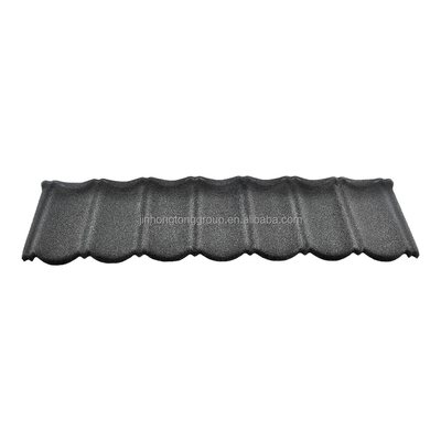 Construcción Materiales de techado de construcción Tejas de techado de metal recubiertas de piedra con superficie recubierta de astillas de piedra de color a prueba de ultravioleta