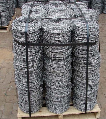 Rollo de alambre galvanizado de barba galvanizada 50 kg alambre de púas para afeitar tipo afeitador único y certificado BSCI