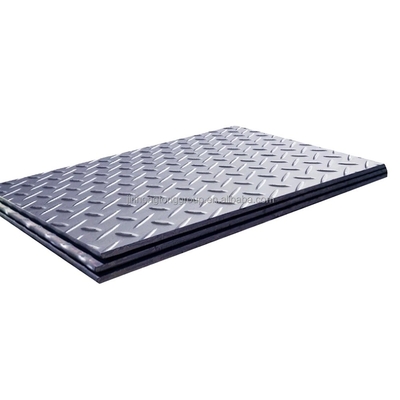 Placa de acero al carbono estructural Q235 JIS G3101 SS400 laminada en caliente con tecnología de patrón de flores de diamantes de lentejas