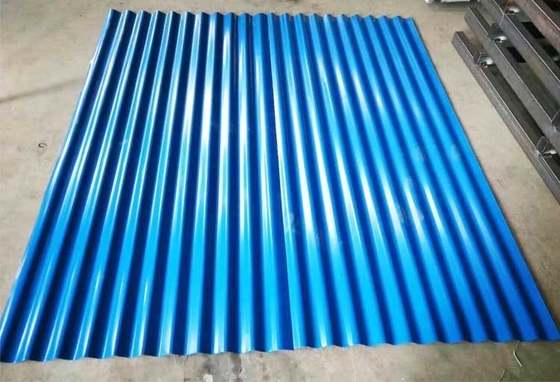 Hoja de techo corrugada de zinc con láminas de techo de acero pre-pintado de zinc para varias aplicaciones
