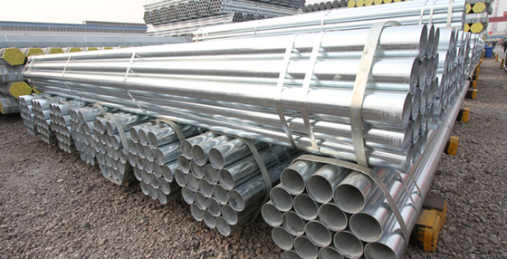 ASTM A53 sch40 Tubo de acero redondo galvanizado por sumersión en caliente/tubo GI para la construcción Tolerancia ± 1% facturación por peso teórico