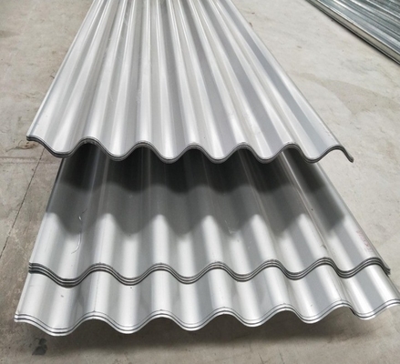Panel de techo galvanizado ondulado de color revestido para proyectos de construcción